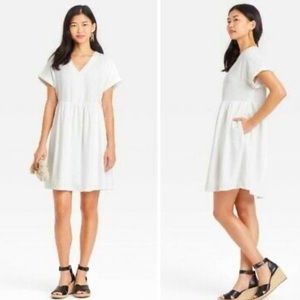 Universal Thread White Linen Dress - XXL